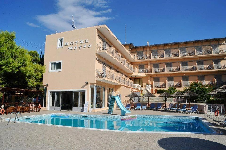Hotel Magda Agia Marina  外观 照片